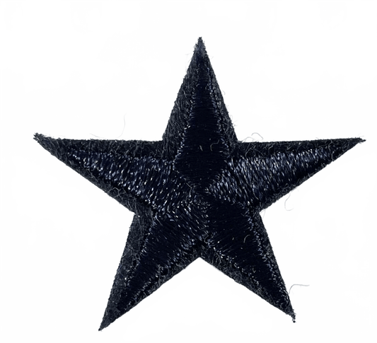 Stars Iron On Patches - small Tan Beige Star - Let's Patch It Up!