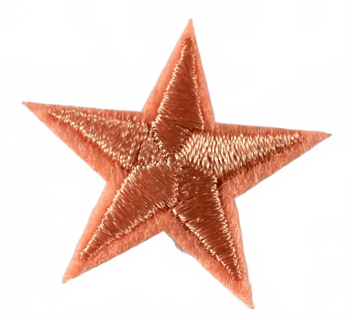 Stars Iron On Patches - small Peach Pink - Let's Patch It Up!