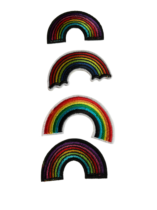 Rainbow Iron on Patches Medium Arch Rainbow - Let's Patch It Up!