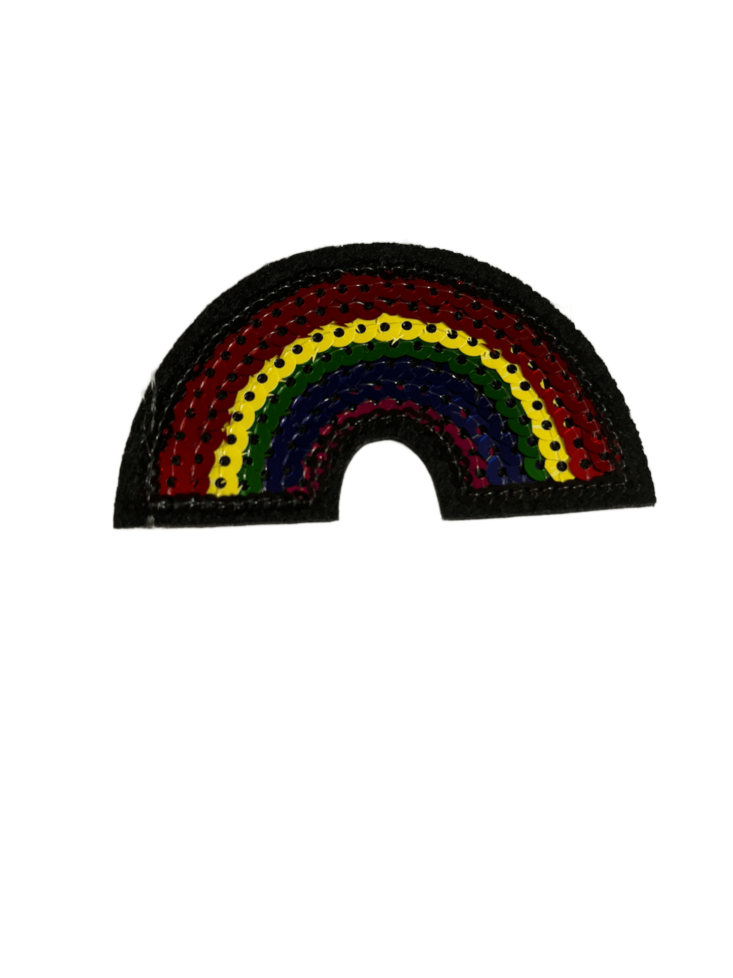Rainbow Iron on Patches Large Sequin Arch Rainbow - Let's Patch It Up!