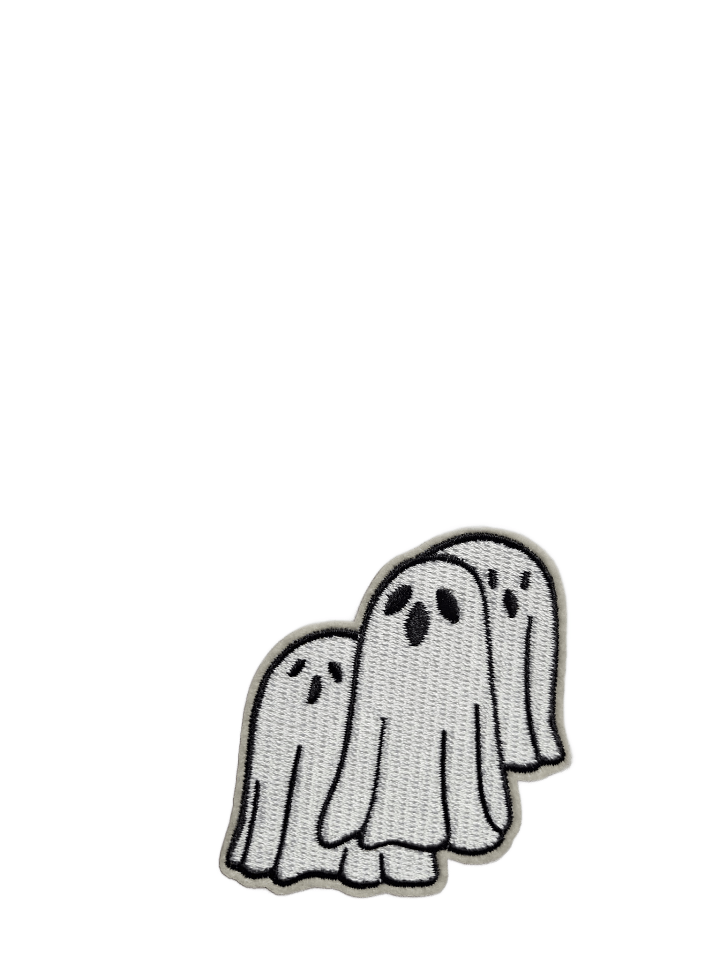 Halloween Iron On Patches Three Ghosts - Let's Patch It Up!