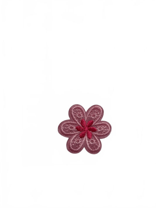 Pink patterned flower - Let's Patch It Up!