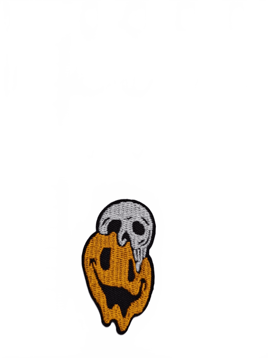 Halloween Iron On Patches Pumpkin and Skull - Let's Patch It Up!