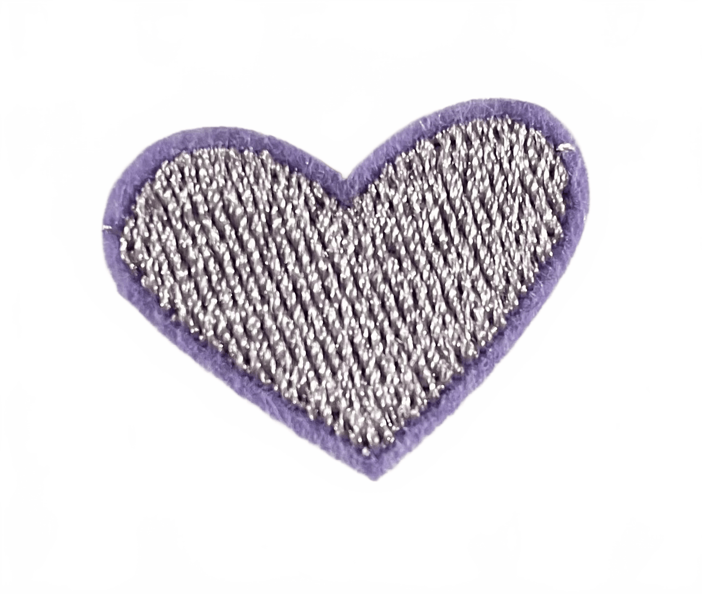 Hearts Iron On Patches - small Lavender Purple Heart - Let's Patch It Up!