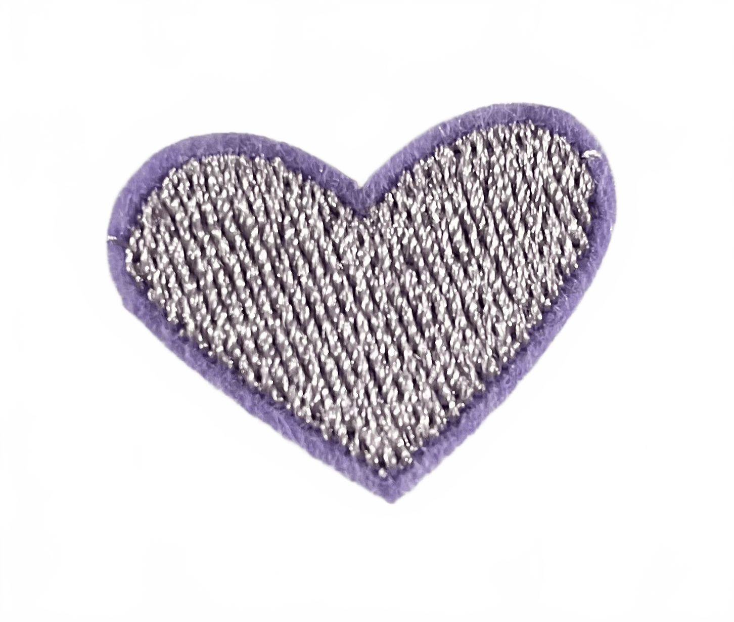 Hearts Iron On Patches - small Lavender Purple Heart - Let's Patch It Up!