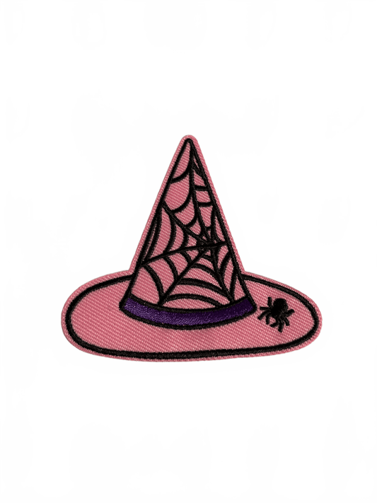 Large Pink Witches Hat - Let's Patch It Up!