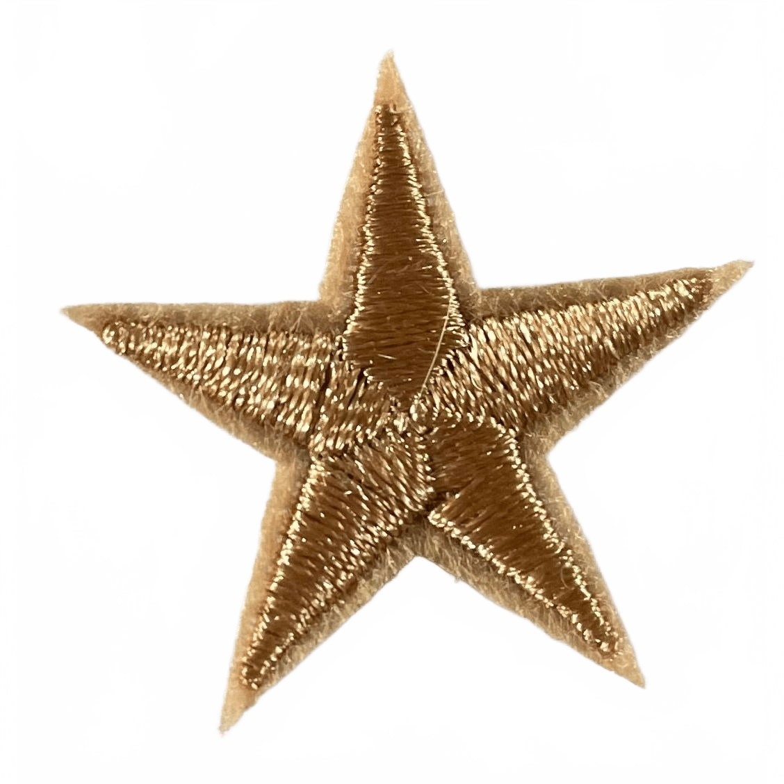 Stars Iron On Patches - small Tan Beige Star - Let's Patch It Up!