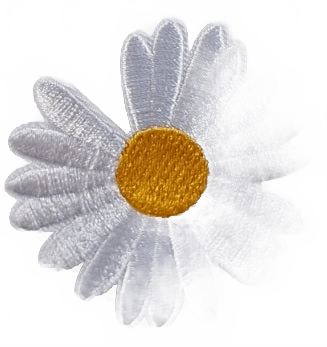 Daisy white large - Let's Patch It Up!
