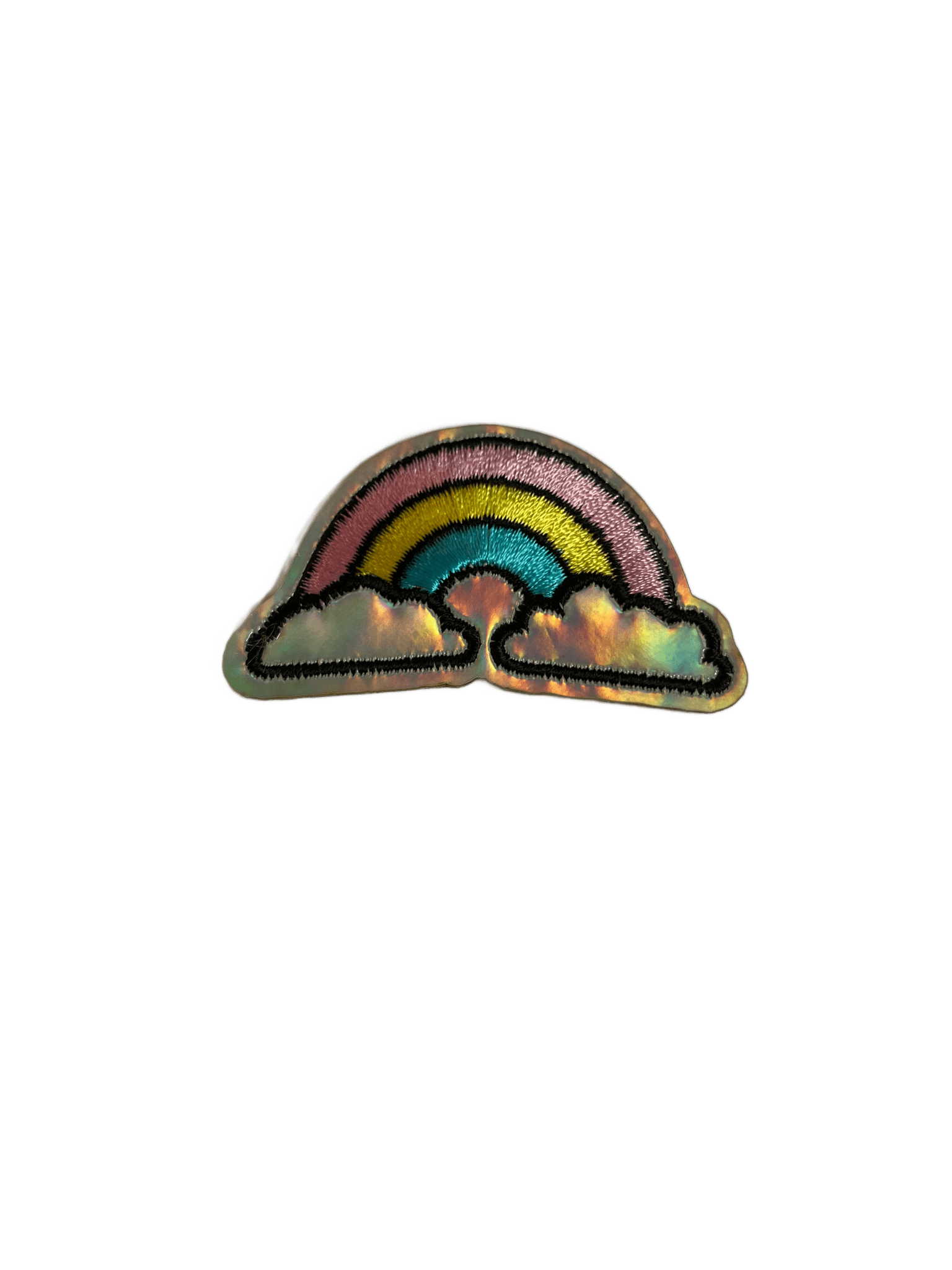 Rainbow Iron on Patches Holographic Rainbow - Let's Patch It Up!