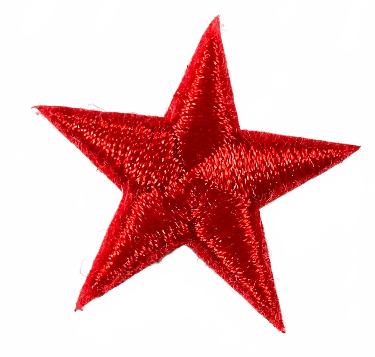 Stars Iron On Patches - small Red Star - Let's Patch It Up!