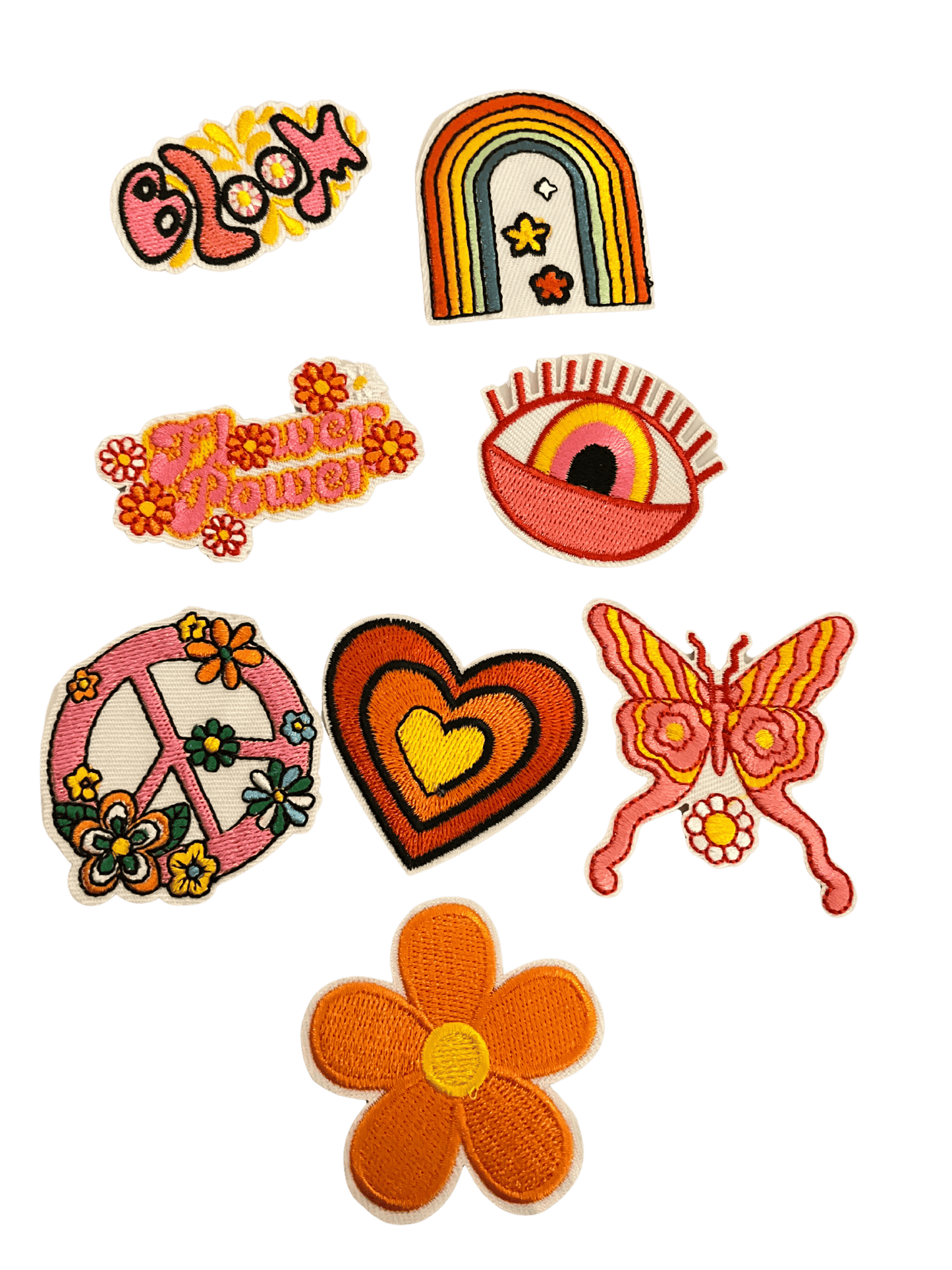 Peace/Hippy Bundle Iron on Patches Peace/Hippy Vibe Bundle 3 - Let's Patch It Up!