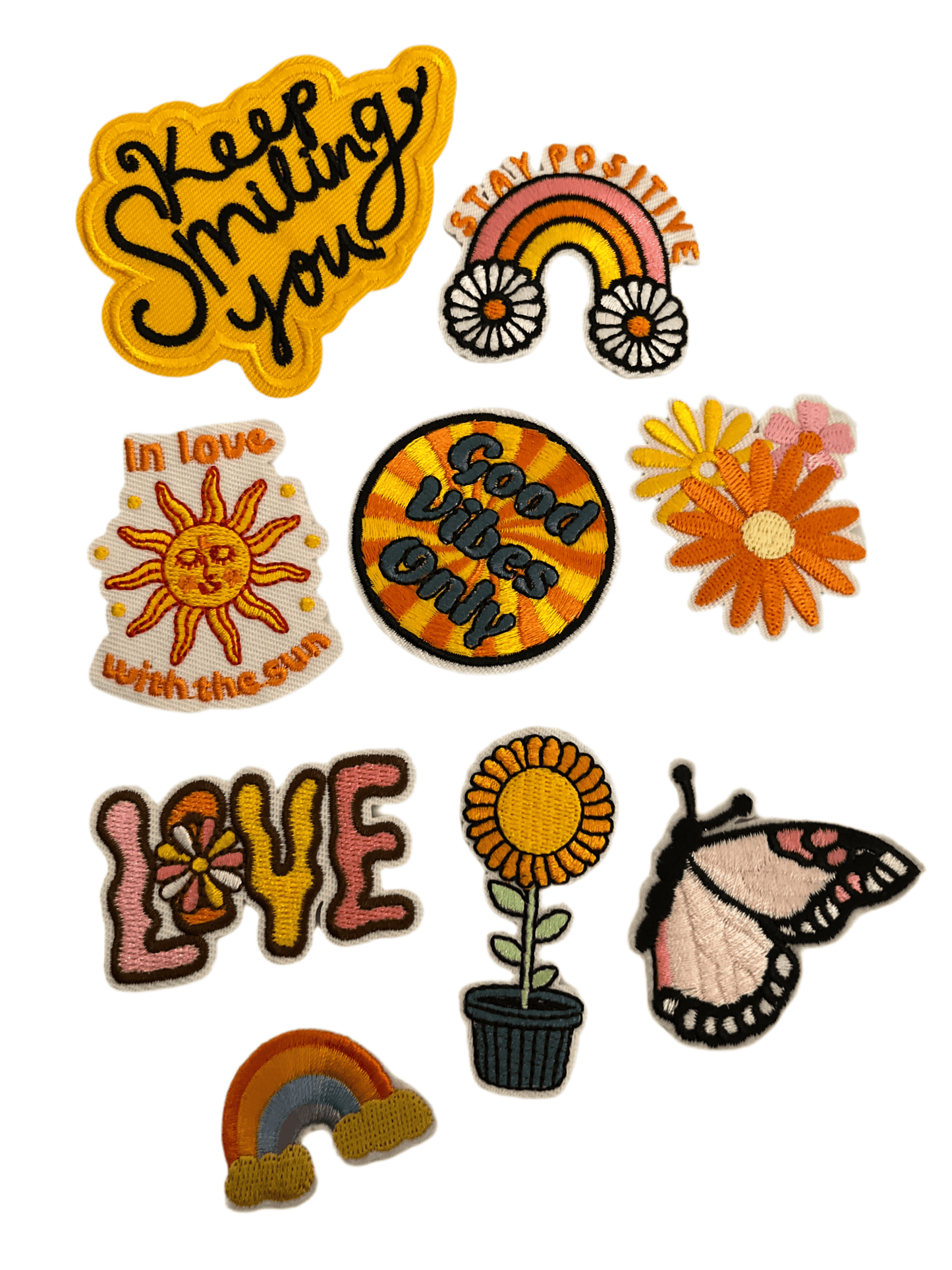 Peace/Hippy Bundle Iron on Patches Peace/Hippy Vibe Bundle 9 - Let's Patch It Up!