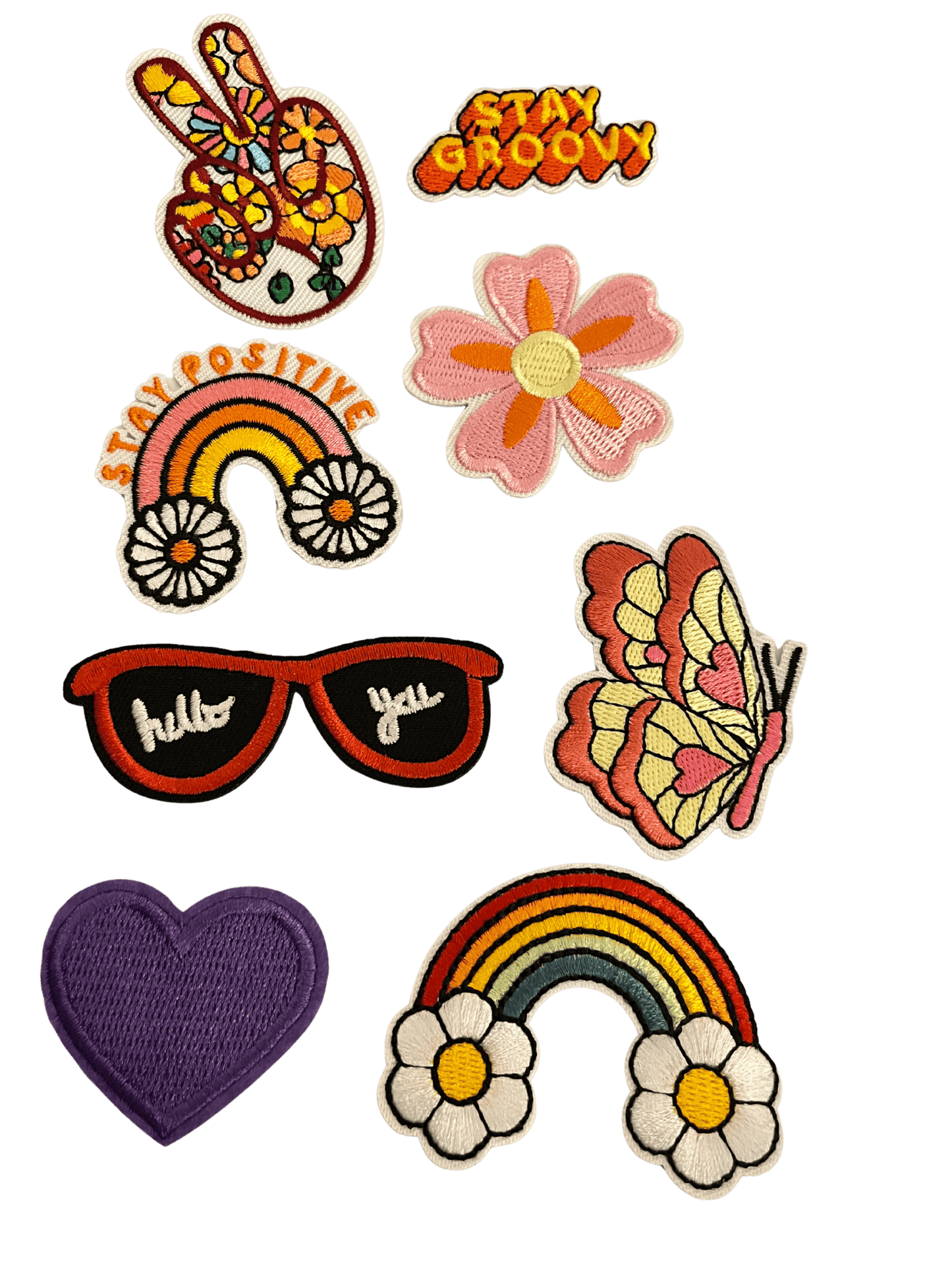 Peace/Hippy Bundle Iron on Patches Peace/Hippy Vibe Bundle 2 - Let's Patch It Up!