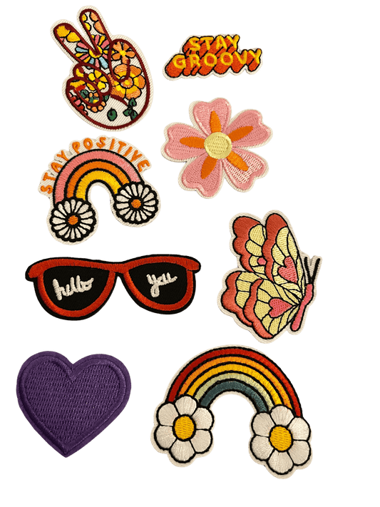 Peace/Hippy Bundle Iron on Patches Peace/Hippy Vibe Bundle 2 - Let's Patch It Up!