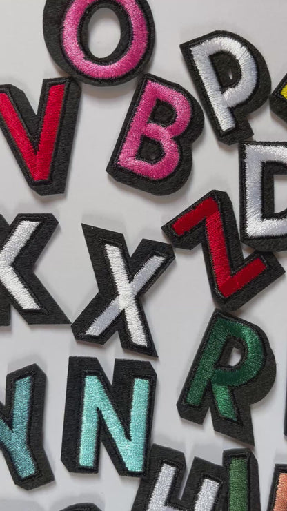 Black Shadow Block Letters