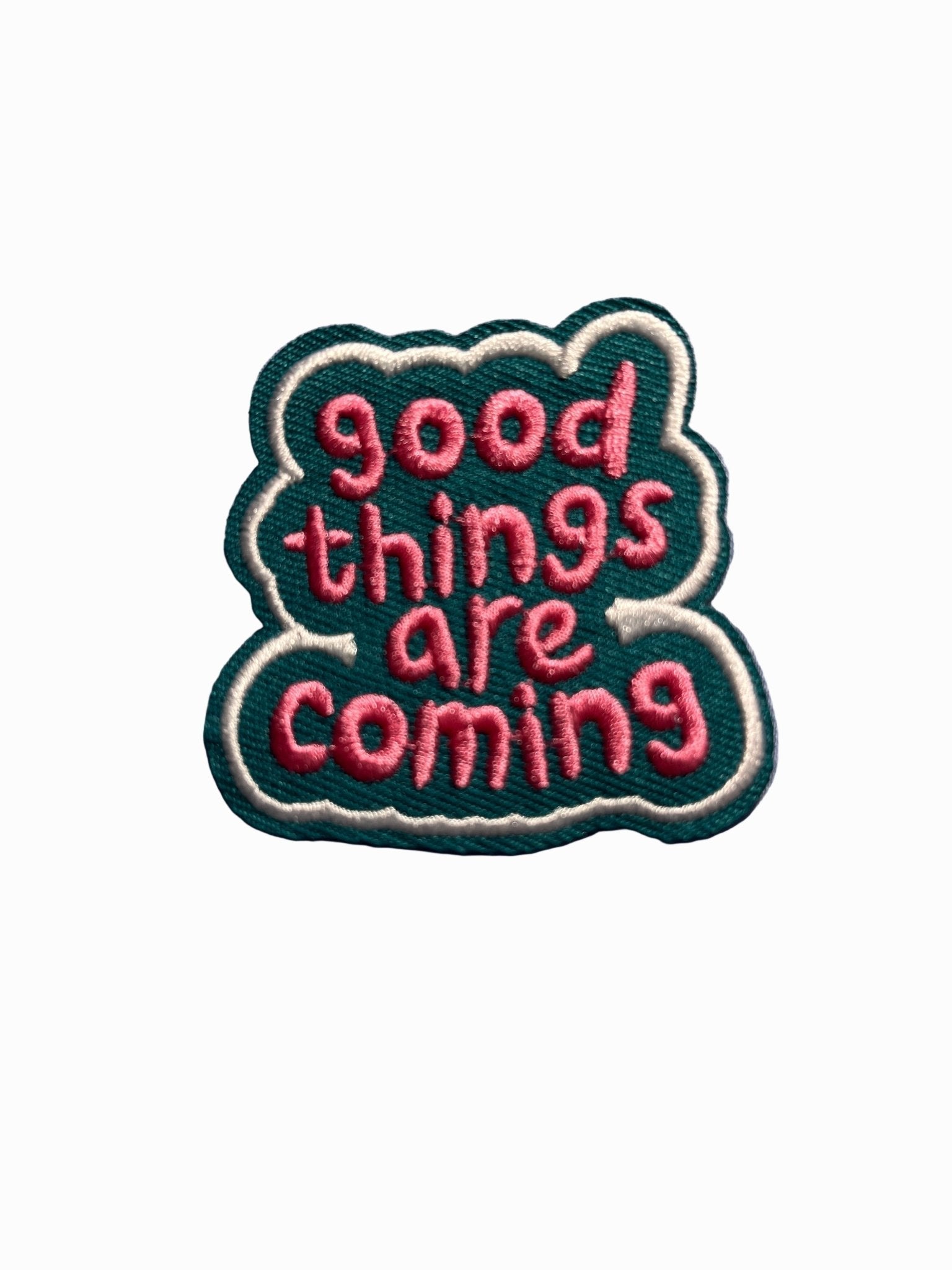 “Quotes and Sayings” Iron on Patches Keep going - Let's Patch It Up!