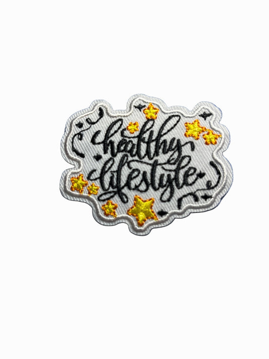 “Quotes and Sayings” Iron on Patches Healthy lifestyle - Let's Patch It Up!