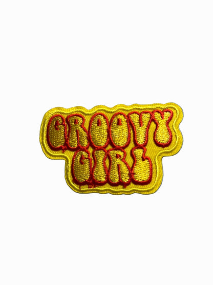 “Quotes and Sayings” Iron on Patches Groovy girl - Let's Patch It Up!