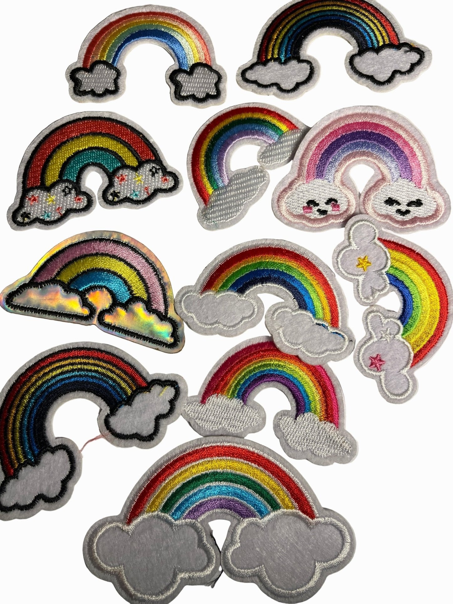 Rainbow Iron on Patches Choose Joy - Let's Patch It Up!