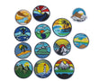 Round scenic patches - Slugs & Snails