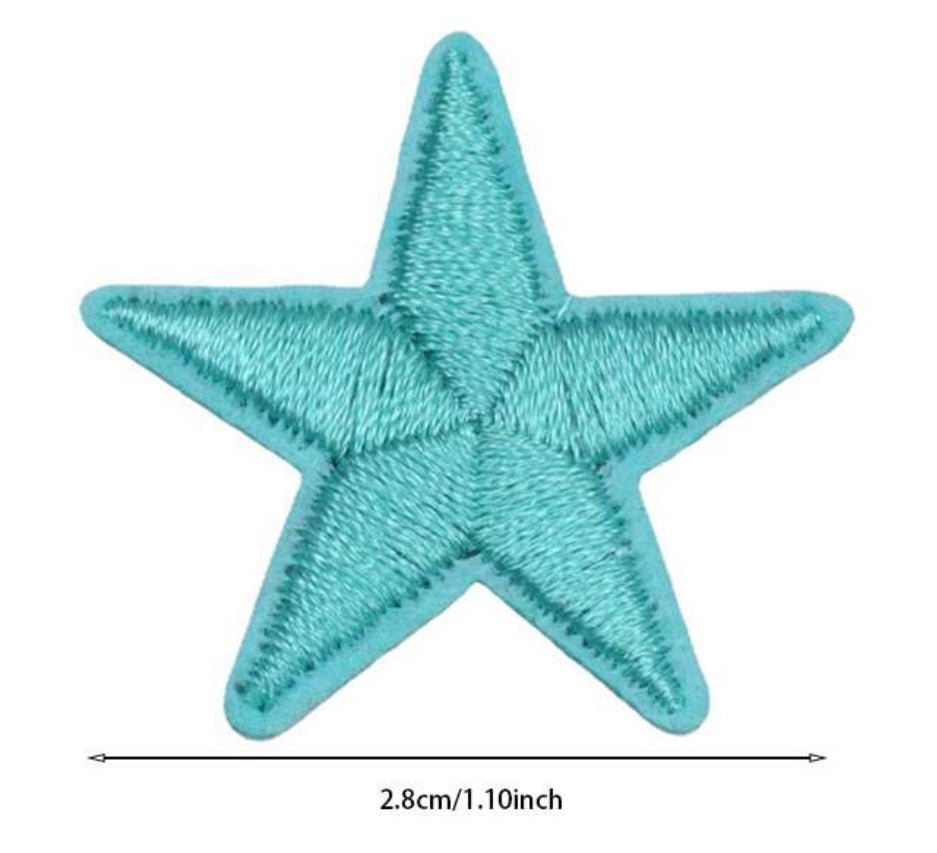Stars Iron On Patches - small - Slugs & Snails