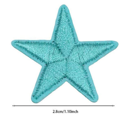 Stars Iron On Patches - small Royal Blue Star - Let's Patch It Up!