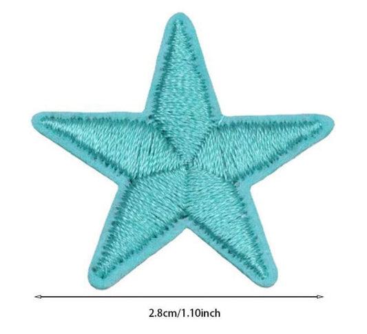 Stars Iron On Patches - small Royal Blue Star - Let's Patch It Up!