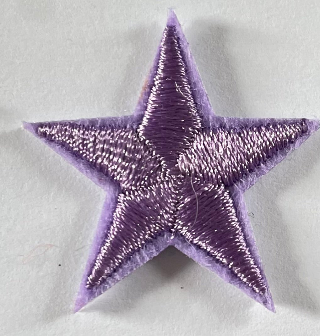 Stars Iron On Patches - small - Slugs & Snails