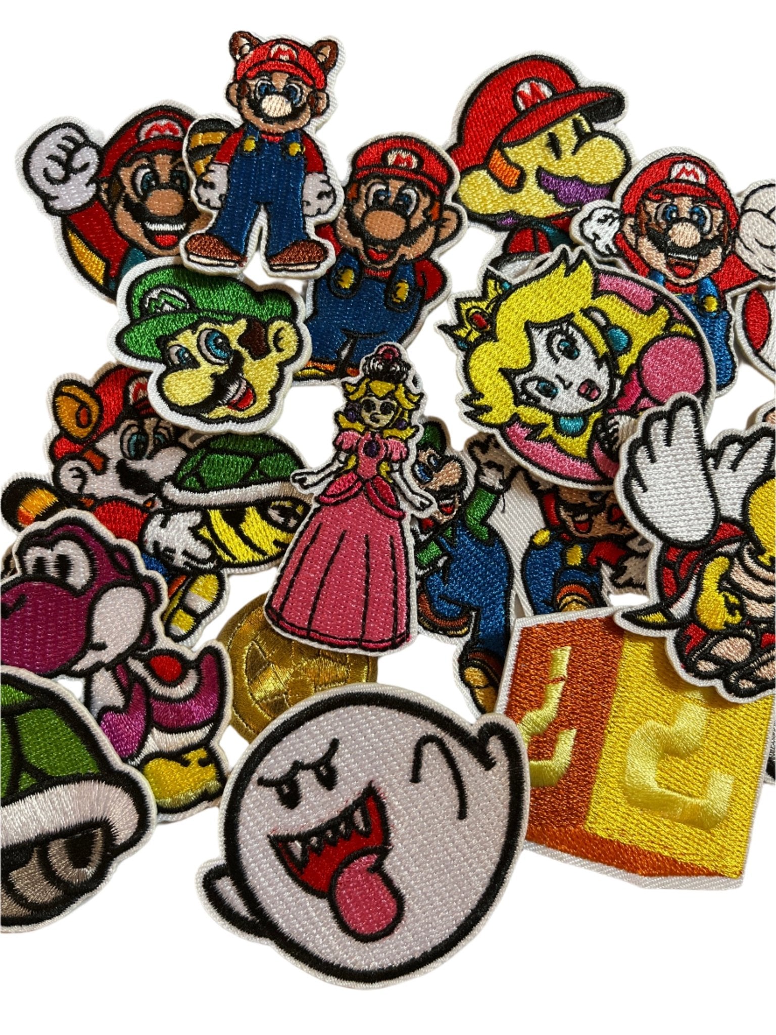 Super Mario Iron on Patches - Let's Patch It Up!