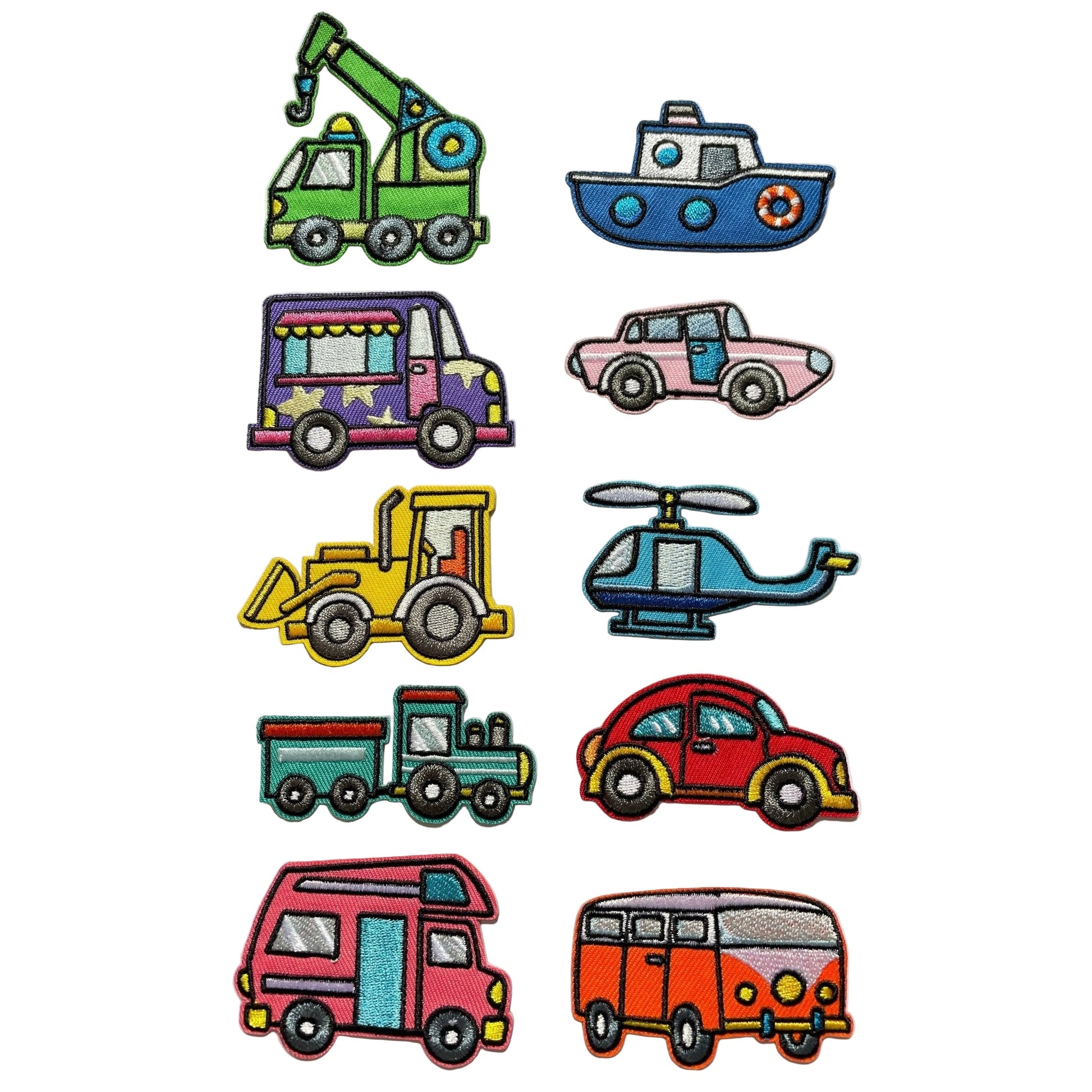 Vehicles - Appliqué style - Let's Patch It Up!