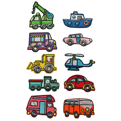 Vehicles - Appliqué style - Let's Patch It Up!